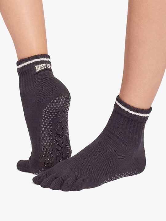 ToeSox Full Toe Melody Grip Socks - Best in Class