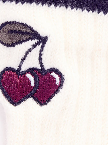 ToeSox Full Toe Melody Grip Socks - Ivory