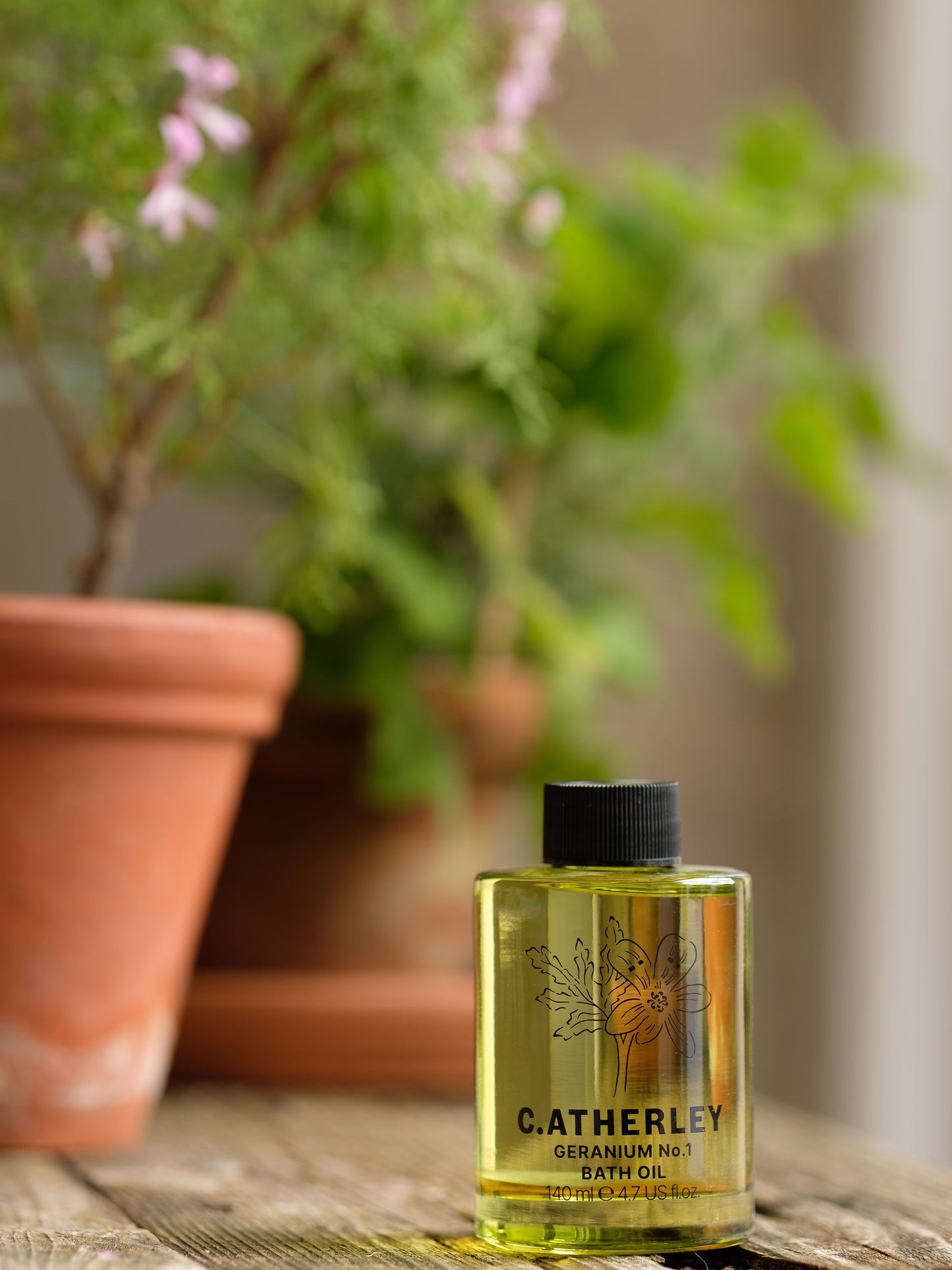 C.Atherley Bath Oil 140ml - Geranium No.1