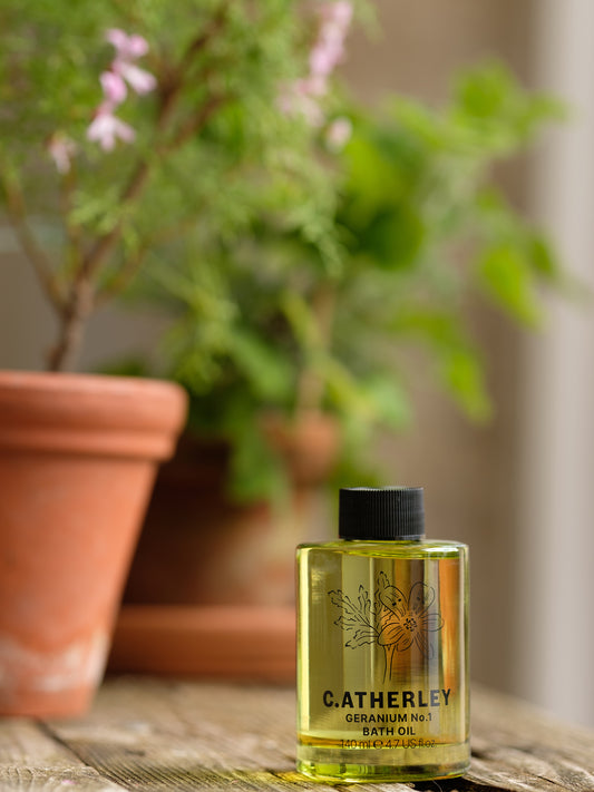 C.Atherley Bath Oil 140ml - Geranium No.1