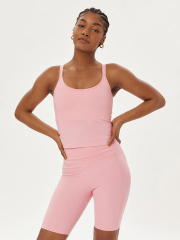 Girlfriend Collective Gemma Scoop Tank - Candy Pink
