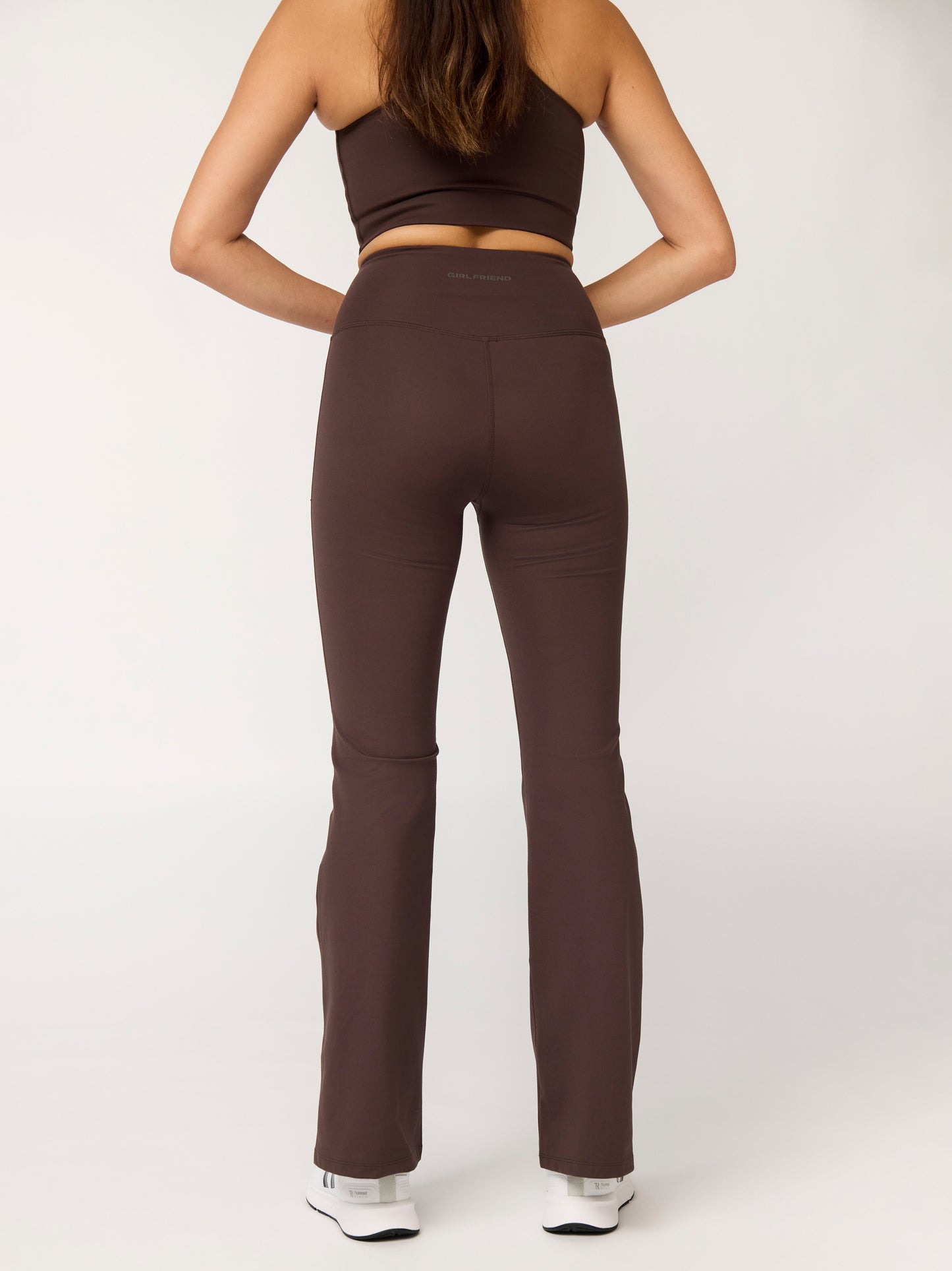 Girlfriend Collective Compressive Flare Legging - Driftwood