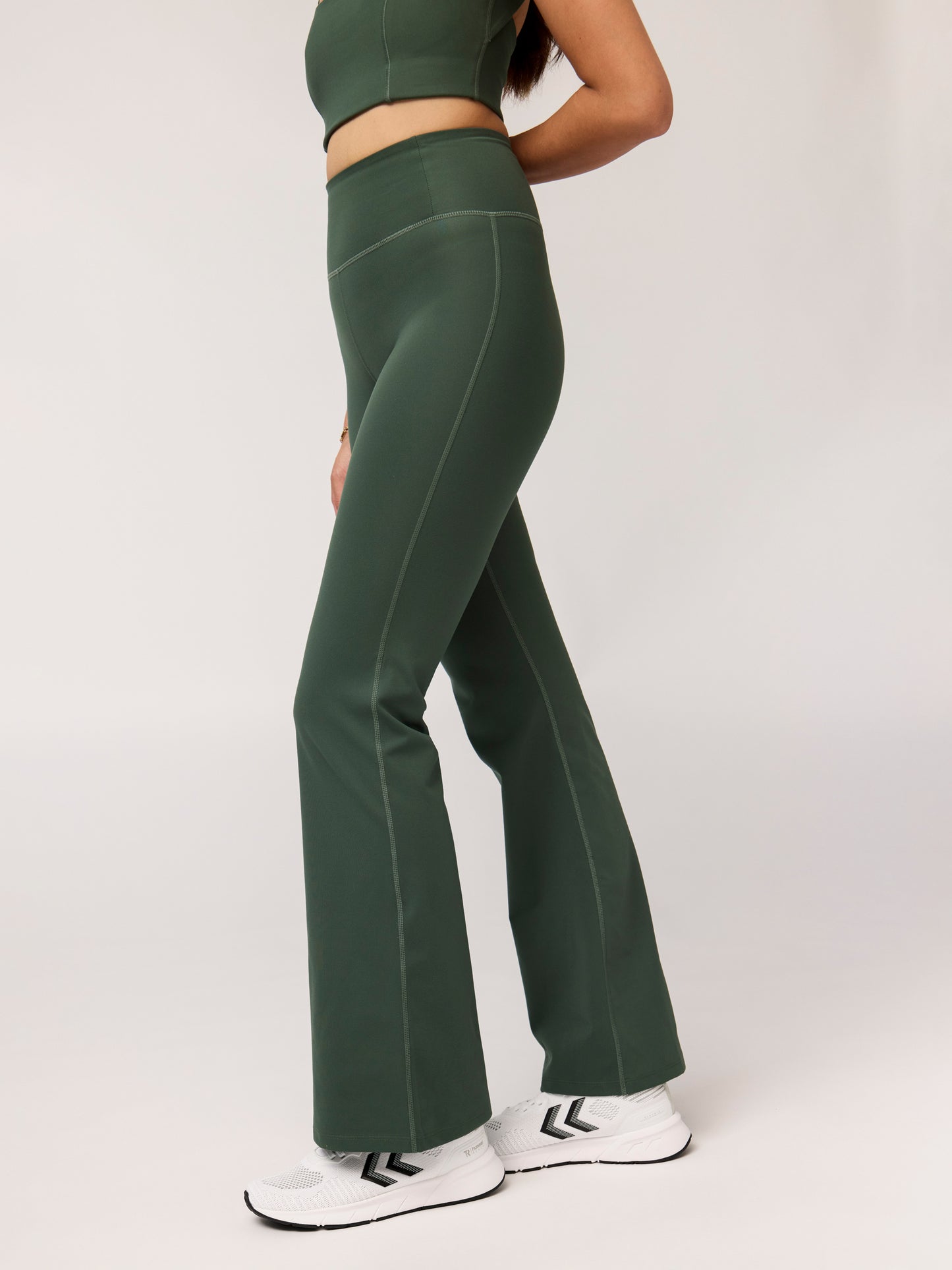 Girlfriend Collective Compressive Flare Legging - Jungle