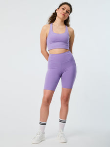 Purple bicycle shorts online