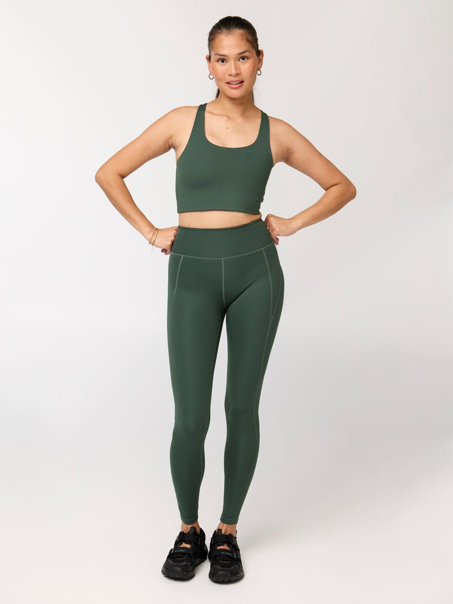 Girlfriend Collective Compressive High-Rise Legging - Jungle