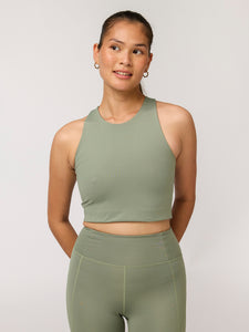Girlfriend Collective Dylan Bra - Leaf