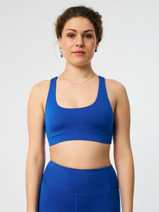 Girlfriend Collective Float Ella Scoop Bra - Ultramarine