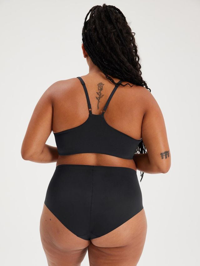 Girlfriend Collective High Rise Brief - Raven