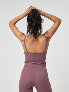 Girlfriend Collective Rib Cami Top - Pewter