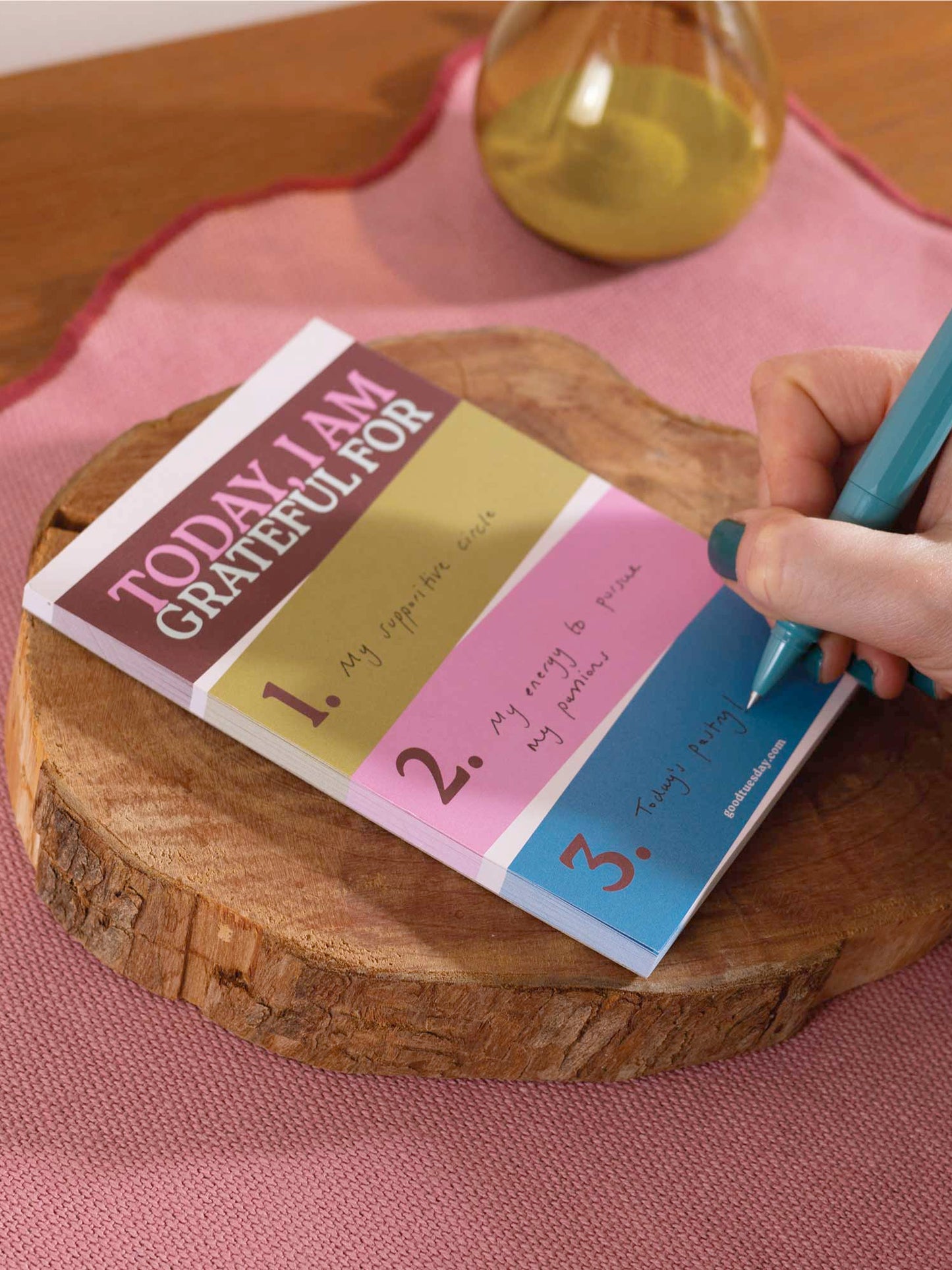 Good Tuesday A6 Daily Gratitude Pad - Play Nice