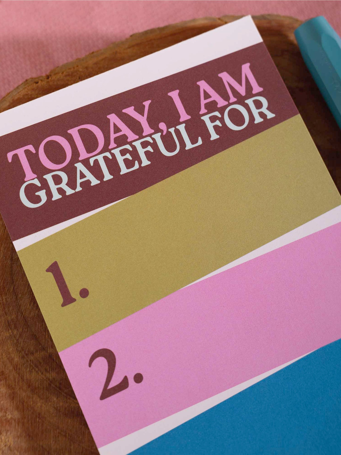 Good Tuesday A6 Daily Gratitude Pad - Play Nice