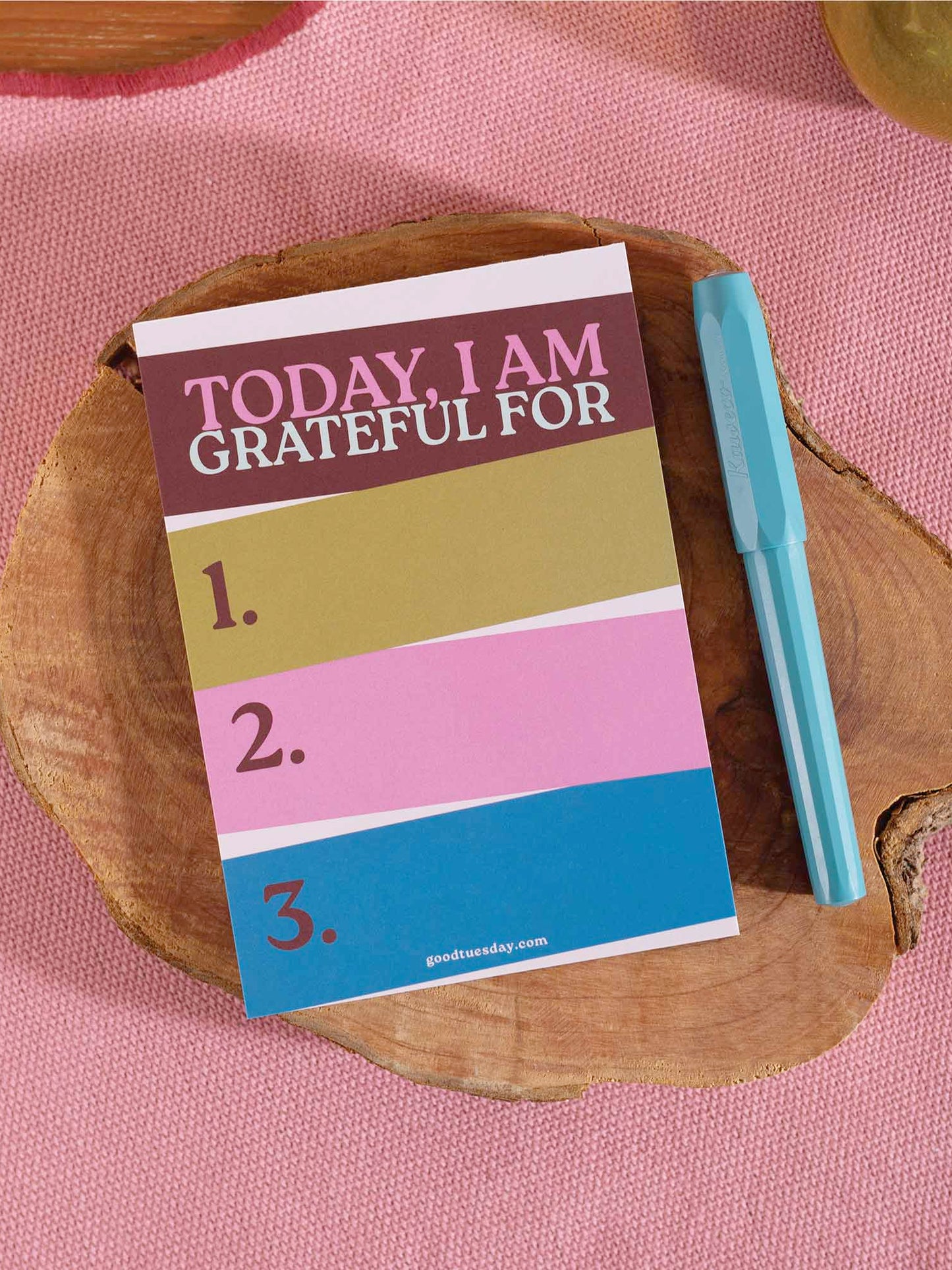 Good Tuesday A6 Daily Gratitude Pad - Play Nice