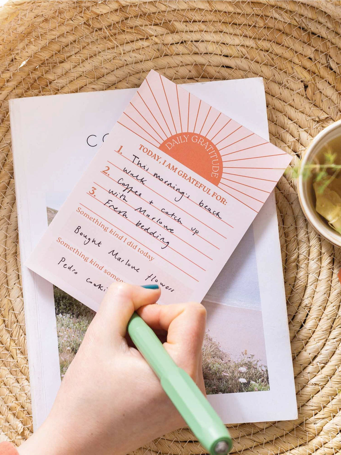 Good Tuesday A6 Daily Gratitude Pad - Sun Ray