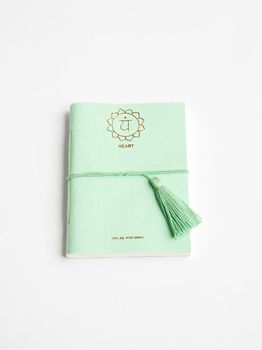 A5 Handmade Journal - Heart Chakra