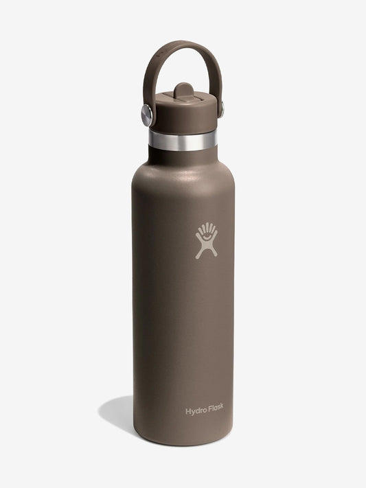 Hydro Flask 621ml (21oz) Standard Mouth Bottle with Flex Straw Cap - Sandpiper