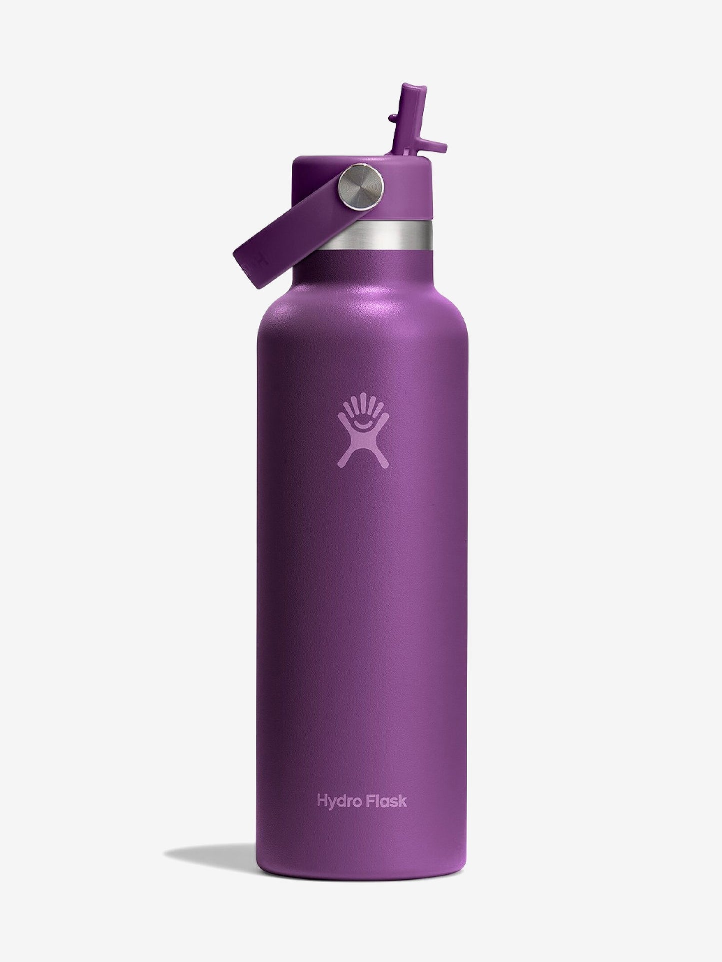 Hydro Flask 621ml (21oz) Standard Mouth Bottle with Flex Straw Cap - Beachplum