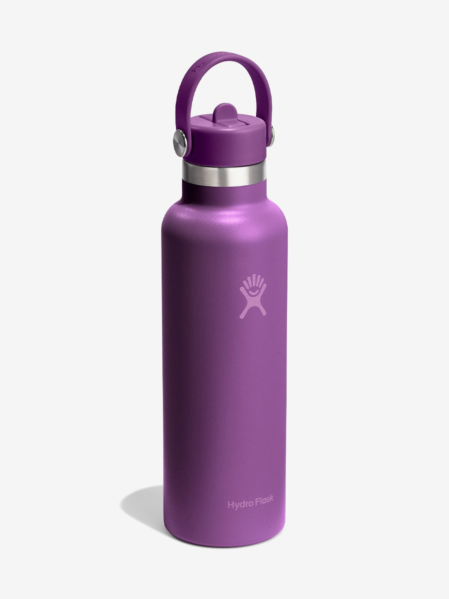 Hydro Flask 621ml (21oz) Standard Mouth Bottle with Flex Straw Cap - Beachplum