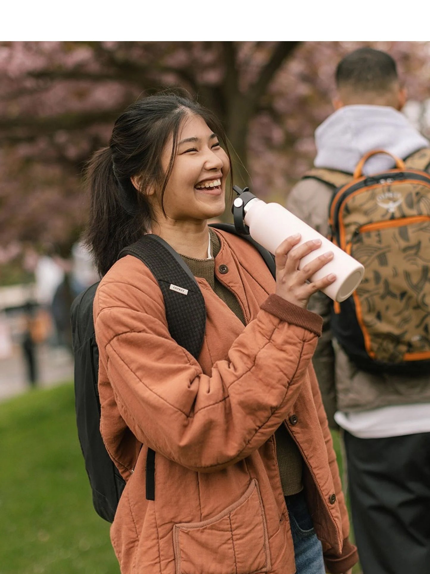 Hydro Flask 621ml (21oz) Standard Mouth Bottle with Flex Straw Cap - Nectar Orange
