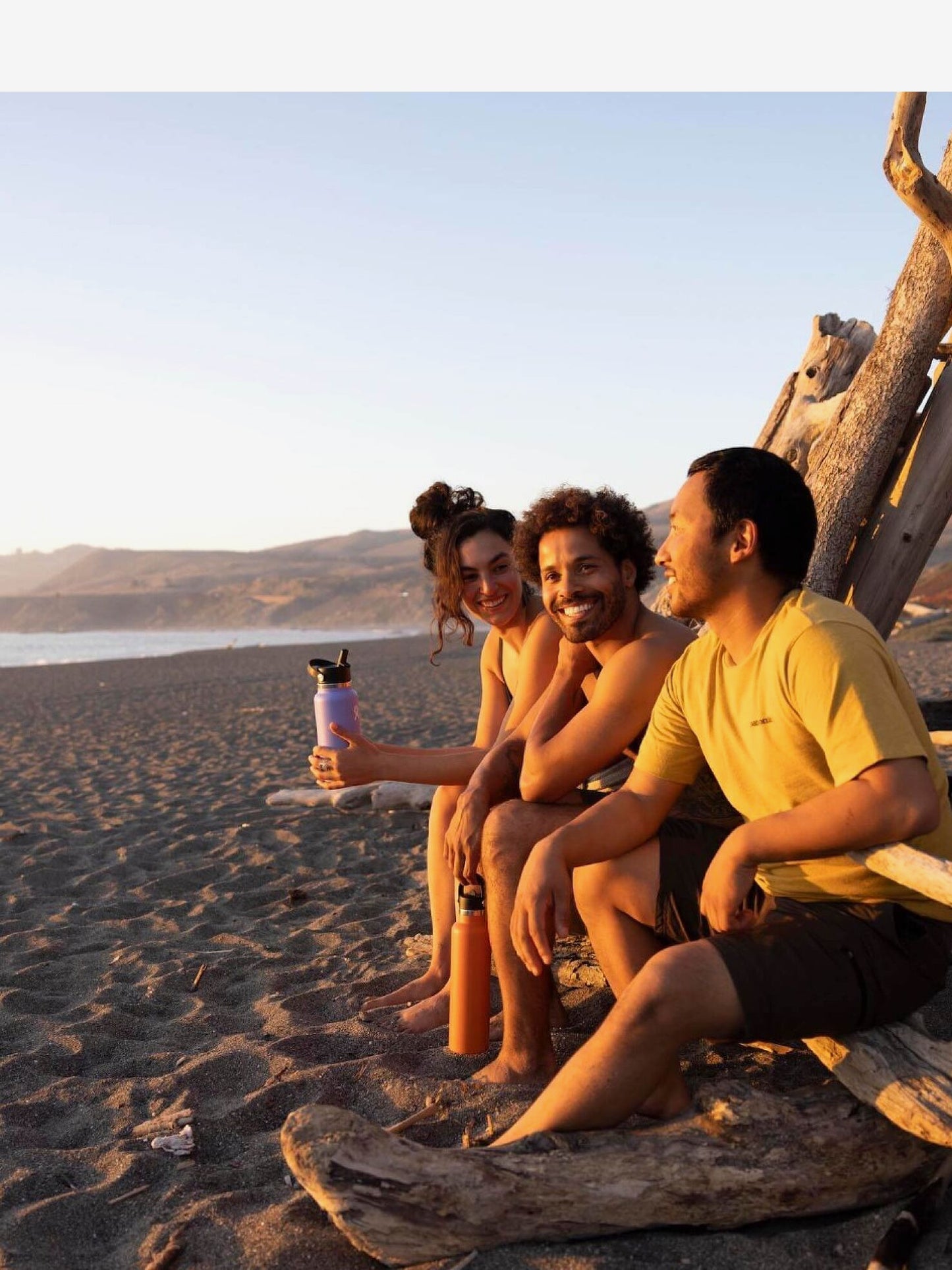 Hydro Flask 946ml (32oz) Wide Mouth Bottle with Flex Straw Cap - Beachplum