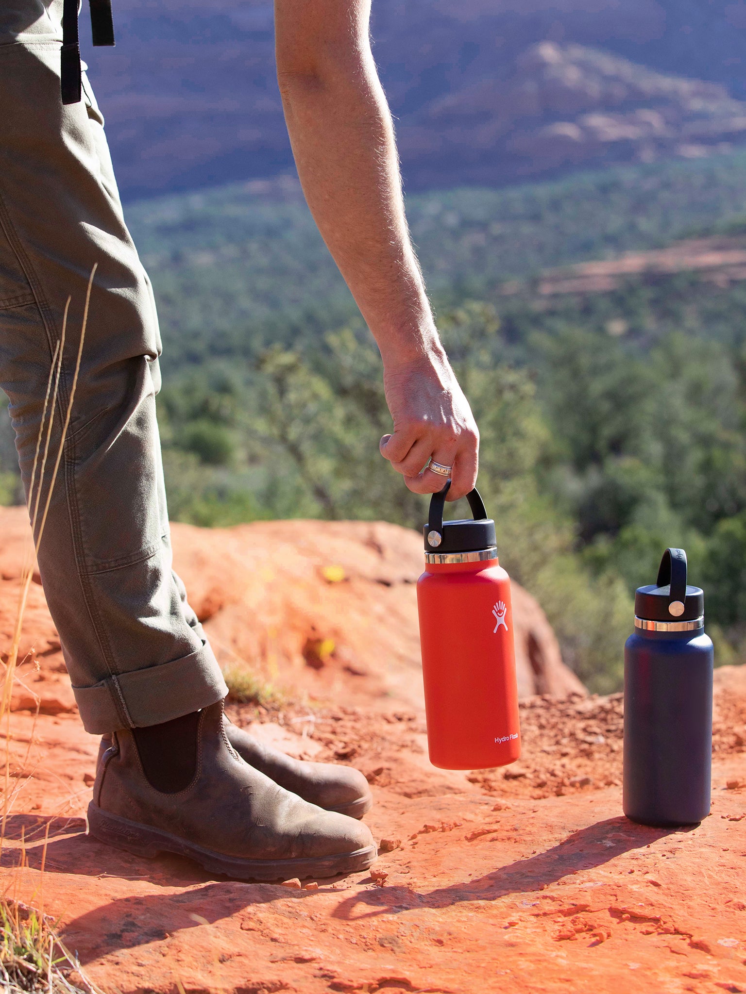 Hydro Flask 946ml (32oz) Wide Mouth with Flex Cap - Indigo