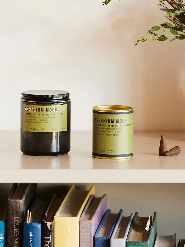 P.F. Candle Co. Alchemy Incense Cones - Geranium Moss