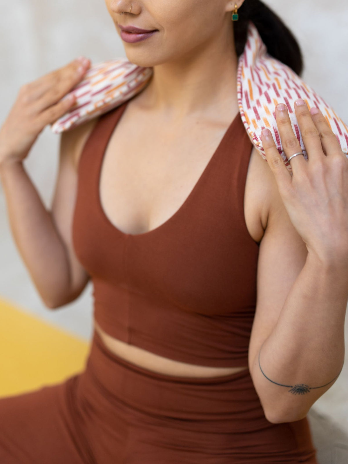 Yogamatters Cassia Ikat Grounding Bag - Cinnamon