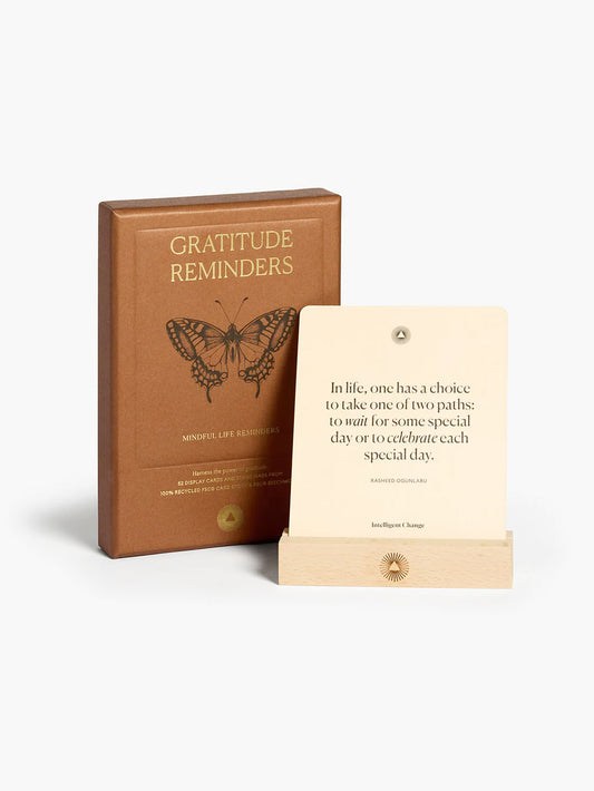 Intelligent Change Gratitude Reminders Quote Cards