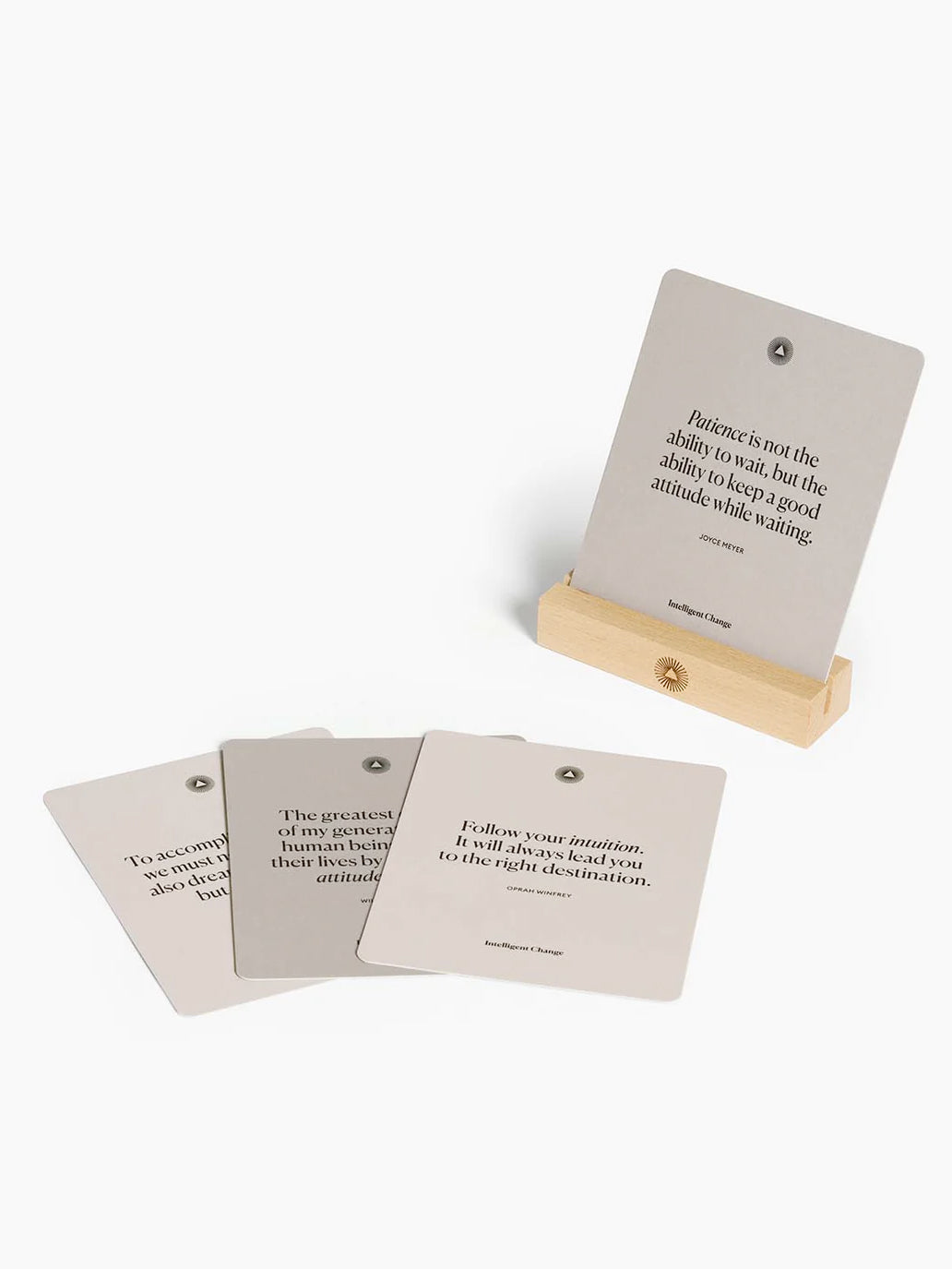 Intelligent Change Manifestation Reminders Quote Cards