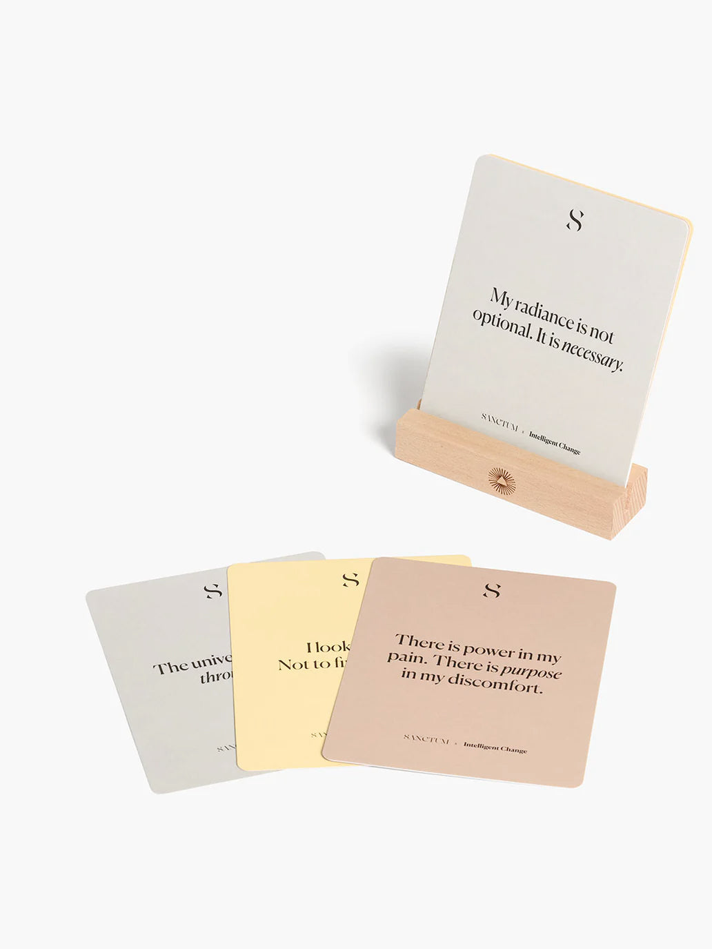 Intelligent Change Mindful Affirmations X Sanctum for Mind Body Soul Reconnection