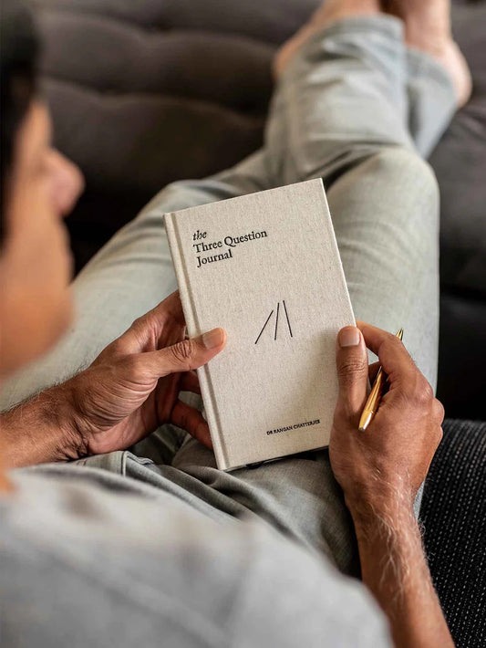 Intelligent Change Dr Rangan Chaterjee Three Question Journal - Beige