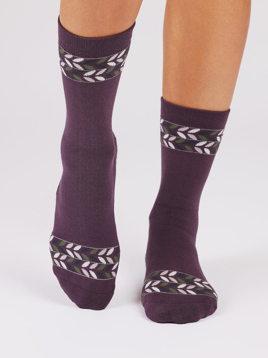 Tavi Noir Jess Grip Socks - Fig
