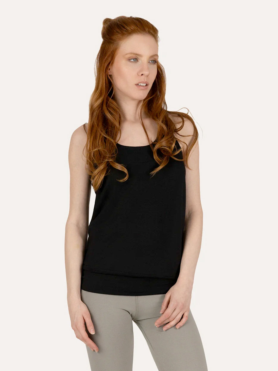 Urban Goddess Kami Yoga Tank - Onyx Black