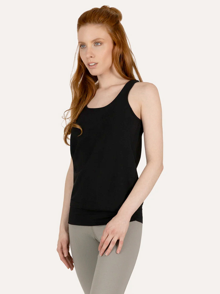 Urban Goddess Kami Yoga Tank - Onyx Black