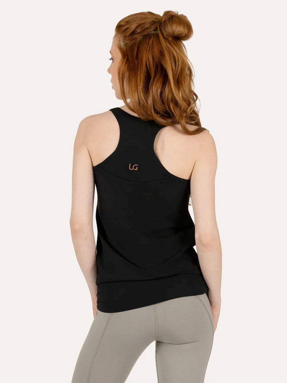 Urban Goddess Kami Yoga Tank - Onyx Black