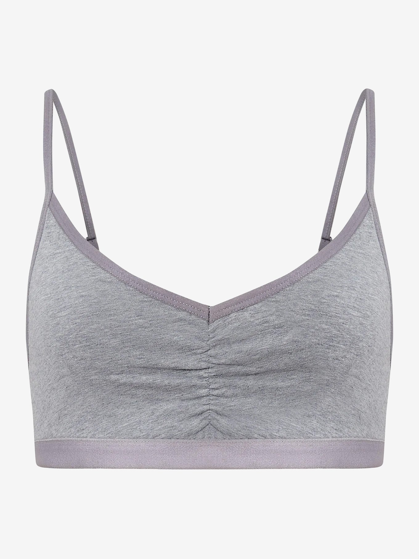 Komodo Anastasia Organic Cotton Bra - Marl Grey