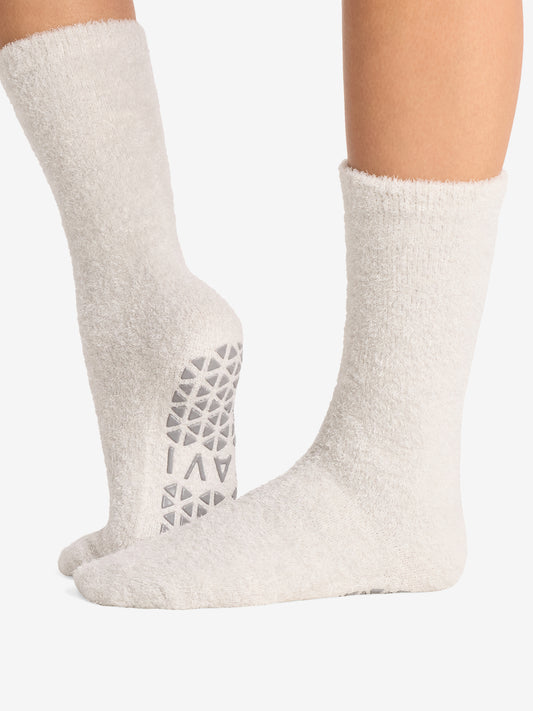 Tavi Noir Lounge Grip Socks - Ash