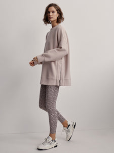 Varley Mae Boyfriend Sweat - Mushroom