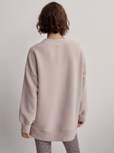 Varley Mae Boyfriend Sweat - Mushroom