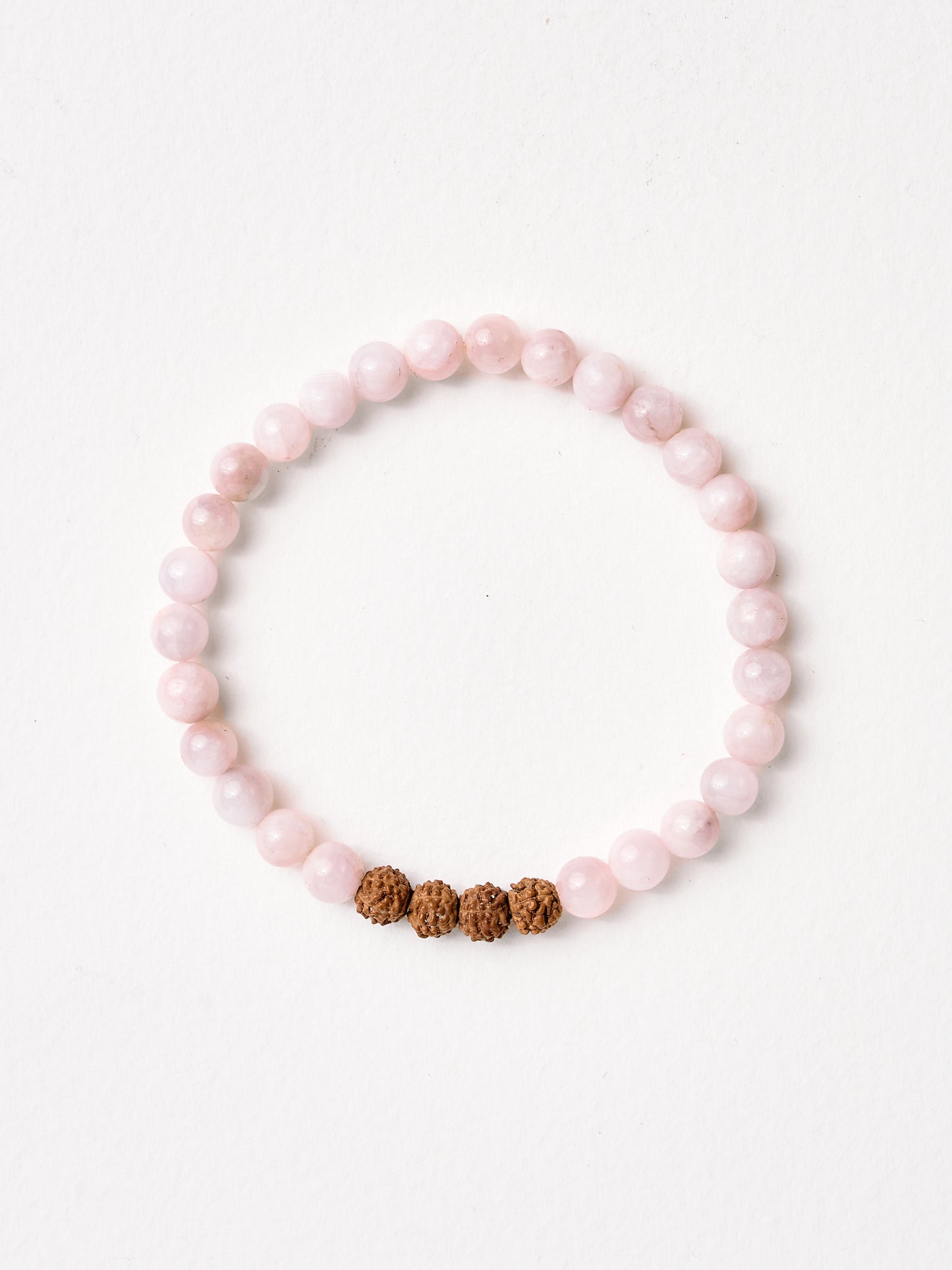 Mala Bead Bracelet - Rose Quartz
