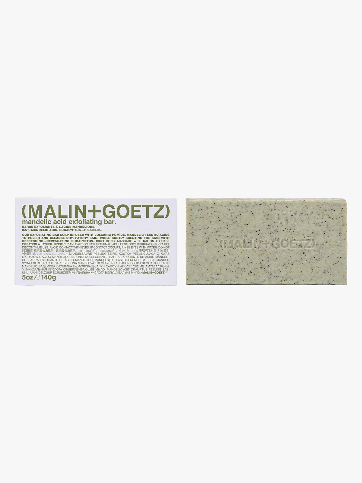 Malin+Goetz Mandelic Acid Exfoliating Bar - Eucalyptus