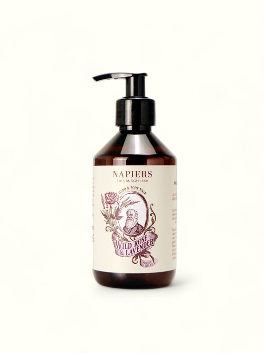 Napiers Hand and Body Wash 300ml - Wild Rose & Lavender