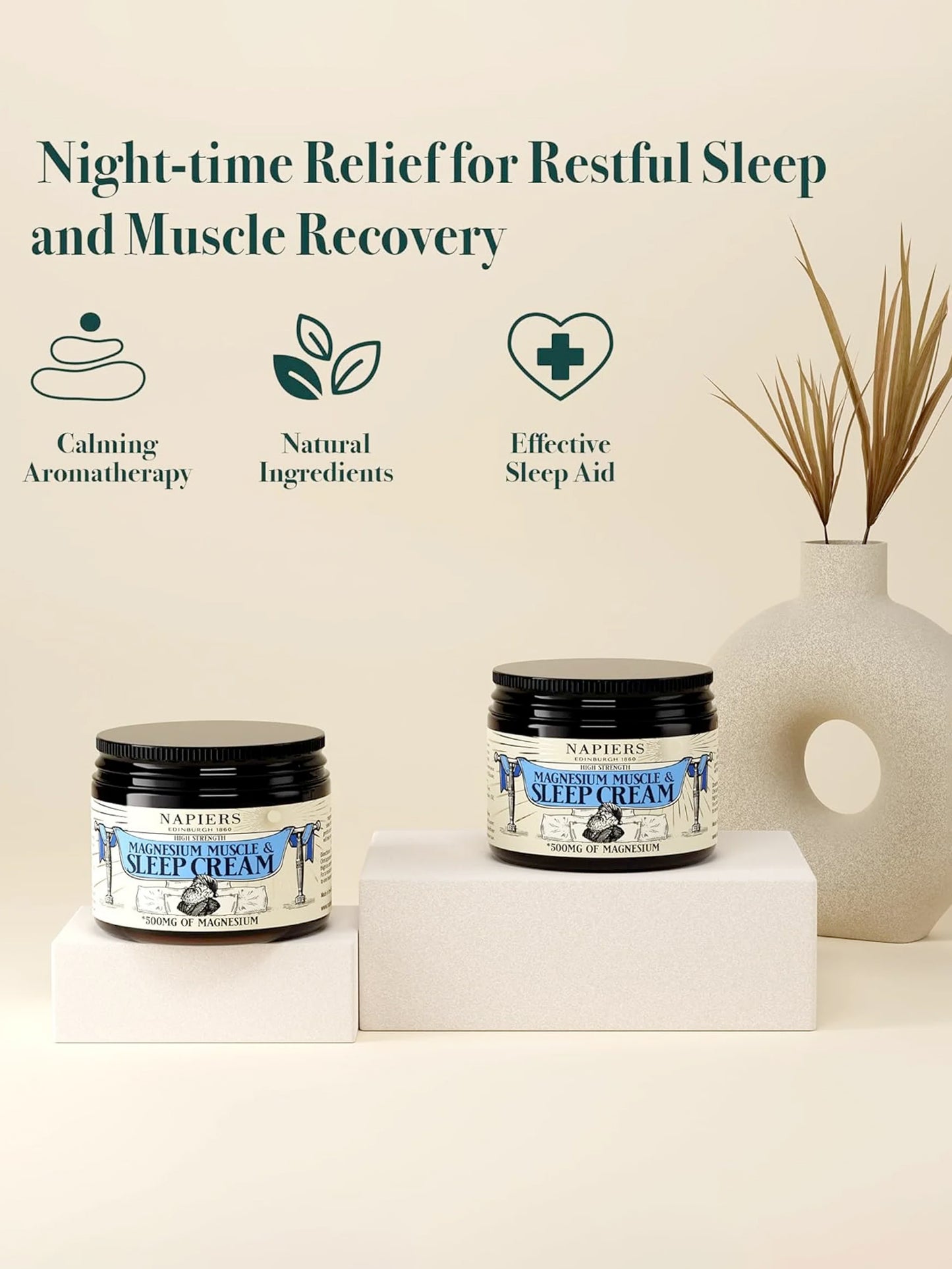 Napiers Magnesium Muscle & Sleep Cream 100ml