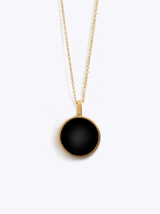 Wanderlust Life Porthole Necklace - Black Onyx