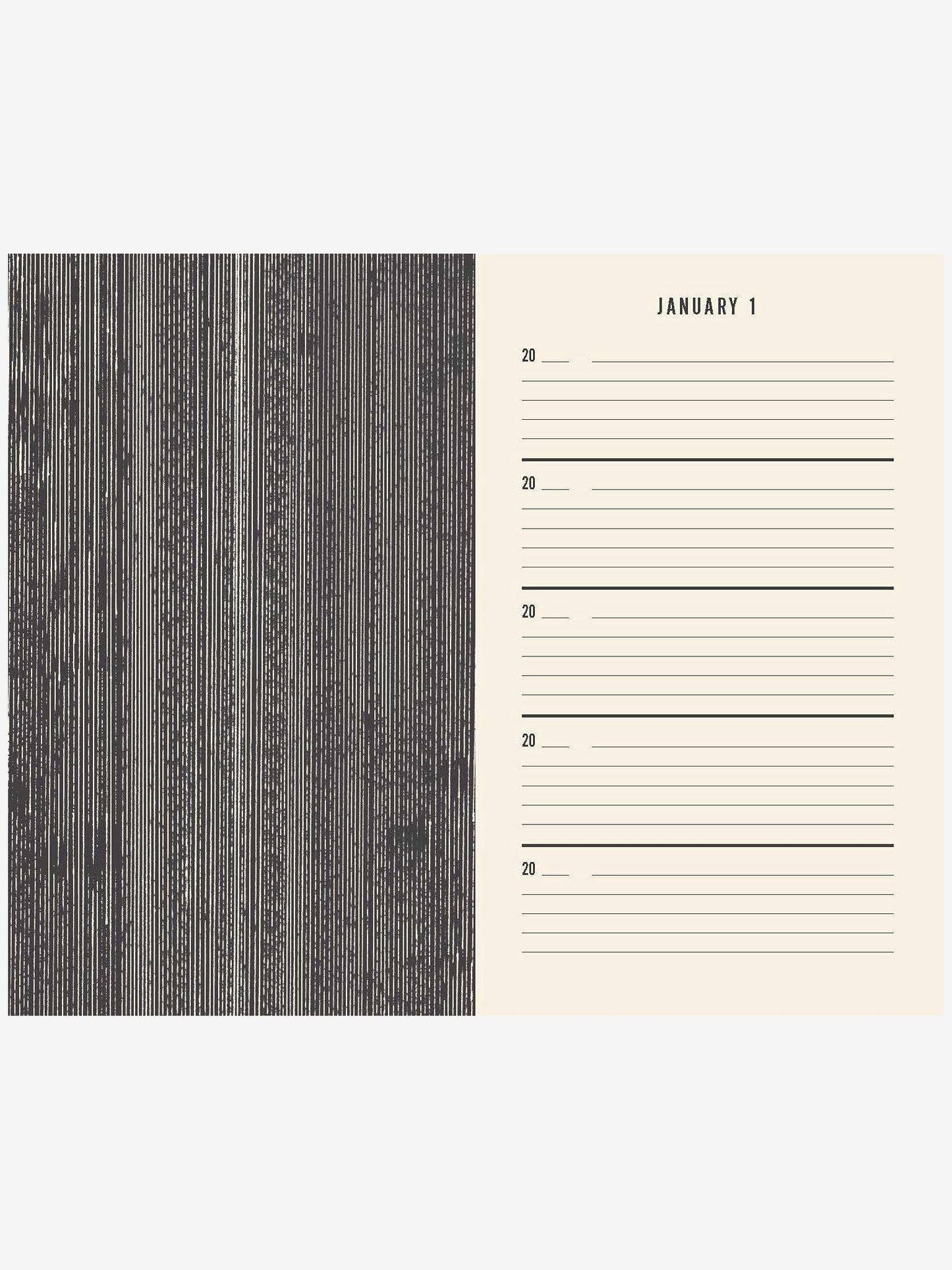 One Line A Day Journal - Canvas