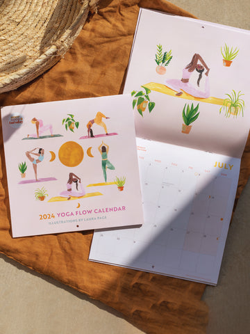 Once Upon a Tuesday 2024 Laura Page Calendar - Yoga Flow