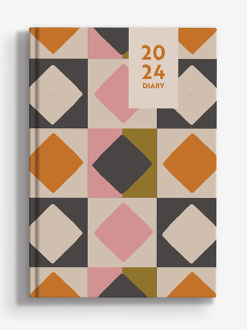 Once Upon a Tuesday A5 Hardcover 2024 Diary - Quilt Pattern