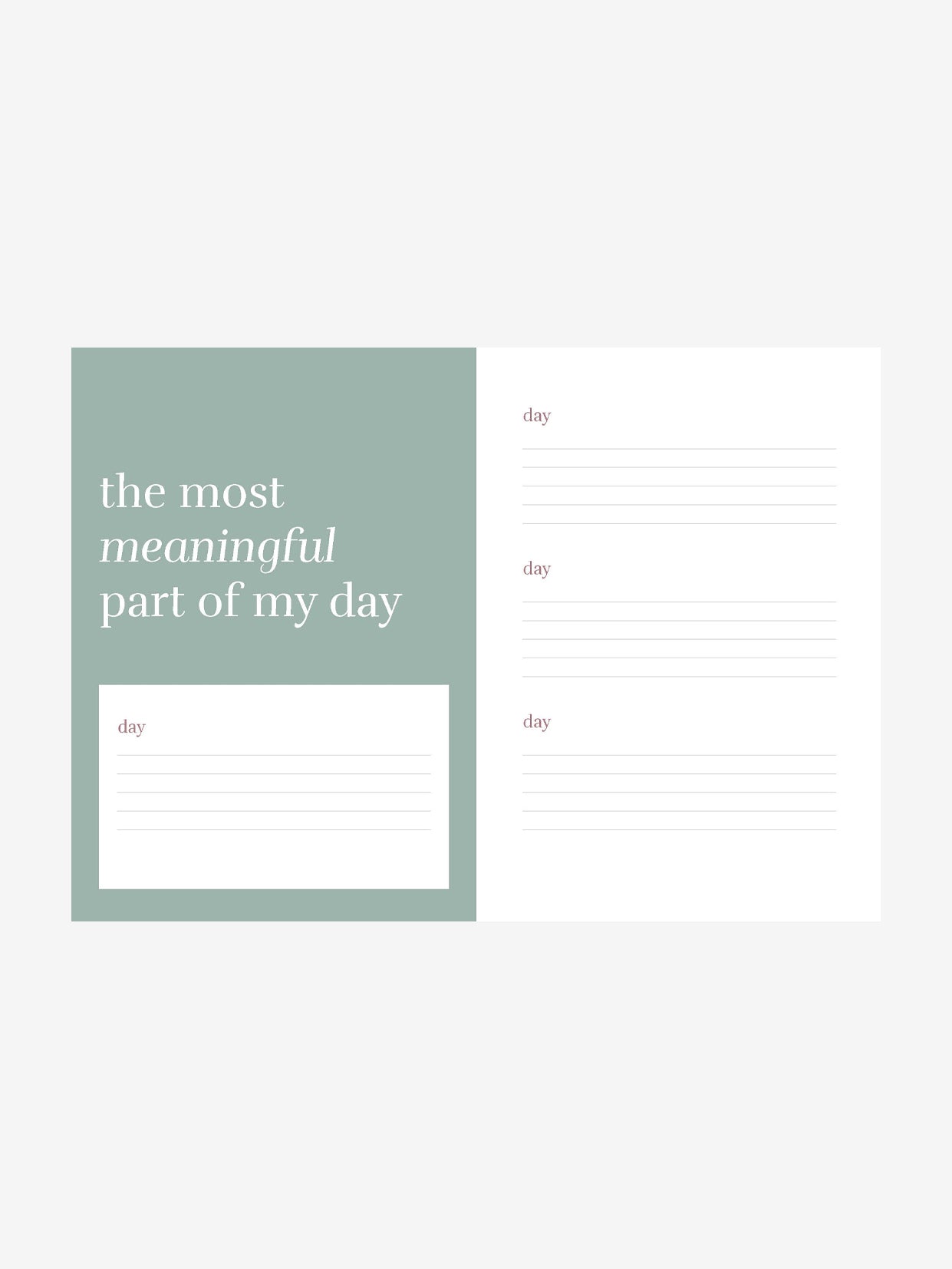 One Sentence a Day: A Mindful Journal