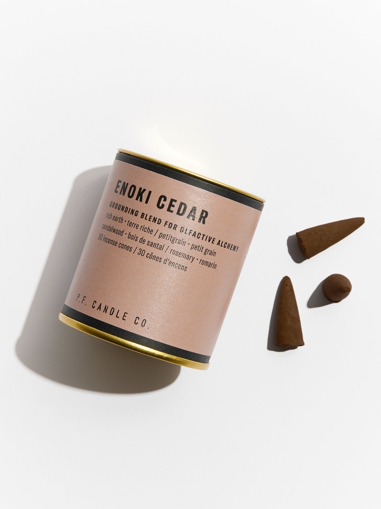 P.F. Candle Co. Alchemy Incense Cones - Enoki Cedar