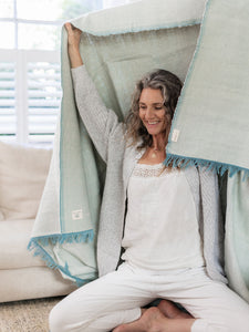 Yogamatters Organic Cotton Chambray Yoga Blanket - Box of 15