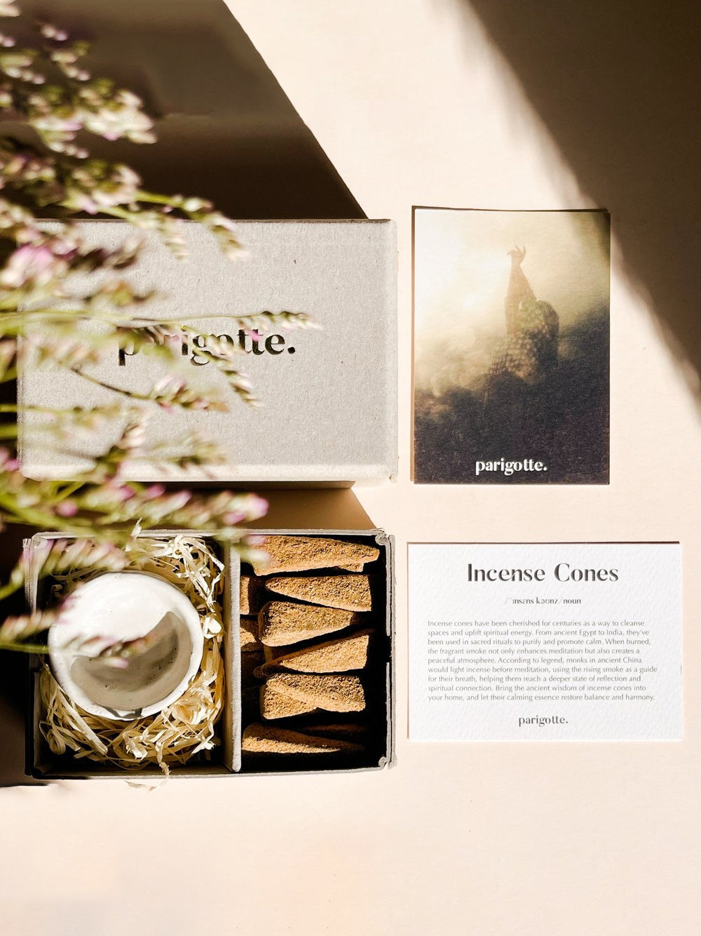 Parigotte Incense Cones Set - Frankincense